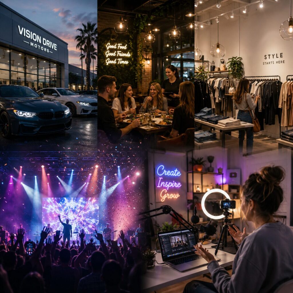 Visionary Marketing - Marketing services for automotive, retail, entertainment, content creators and restaurants